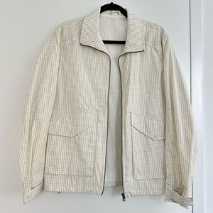 Zara Men Plaid Bomber Jacket